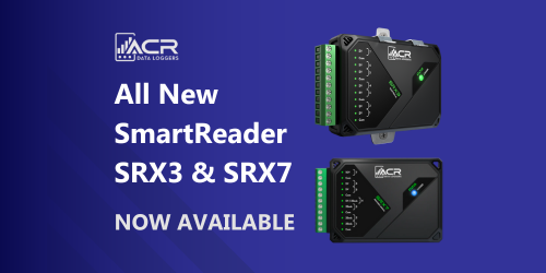 ACR Systems Inc. Launches SmartReader SRX Data Logger Product Line to Support Electrical and Industrial Markets